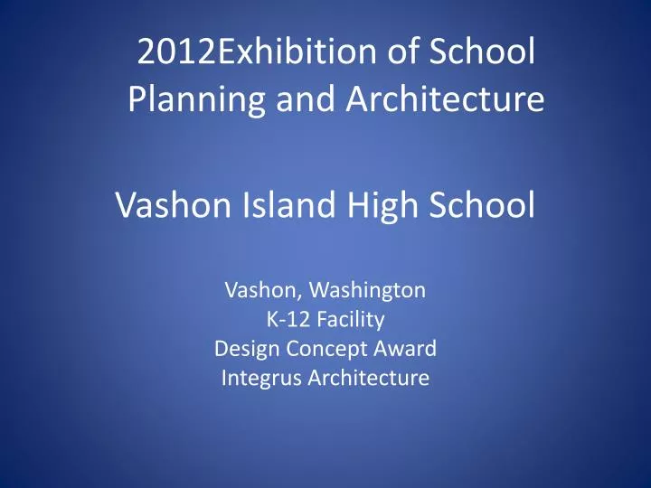 vashon island high school