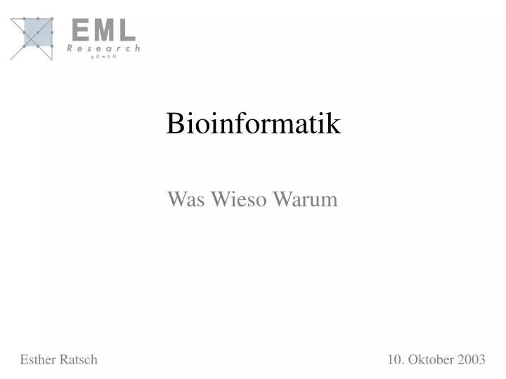 bioinformatik