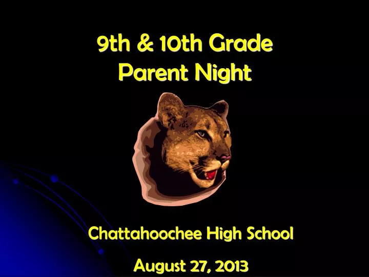 9th 10th grade parent night