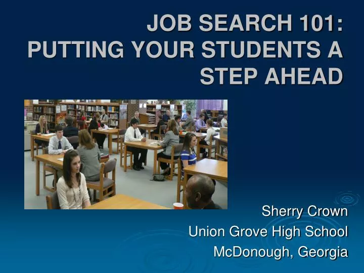 job search 101 putting your students a step ahead