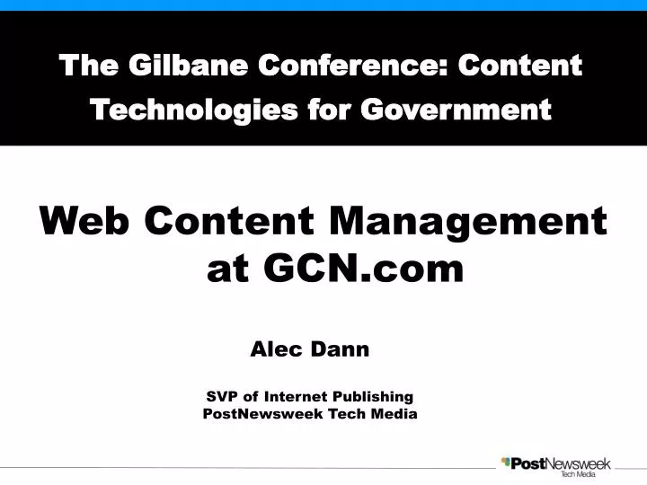 the gilbane conference content technologies for government