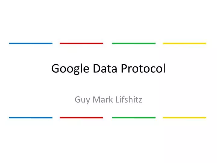 google data protocol