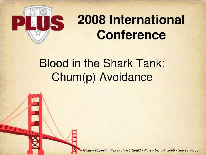 blood in the shark tank chum p avoidance