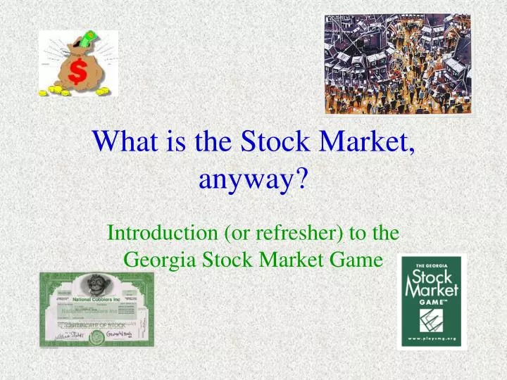 what is the stock market anyway