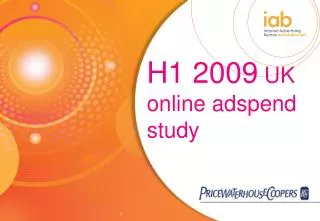 H1 2009 UK online adspend study