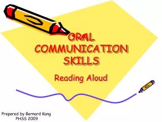 ORAL COMMUNICATION SKILLS