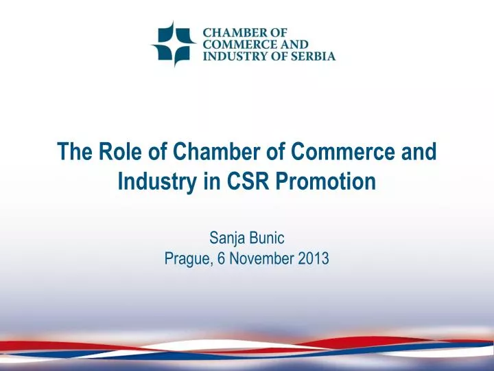 the role of chamber of commerce and industry in csr promotion