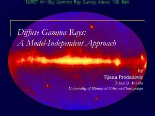 Diffuse Gamma Rays: A Model-Independent Approach