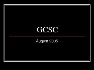 GCSC