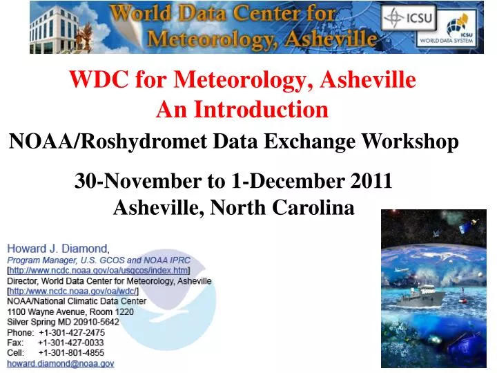 wdc for meteorology asheville an introduction