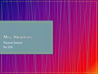 mrs hawkins