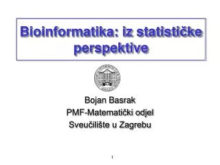 bioinformatika iz statisti ke perspektive