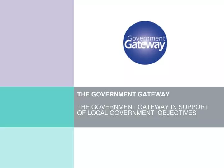 the government gateway