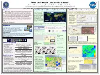 ORNL DAAC MODIS Land Product Subsets 1