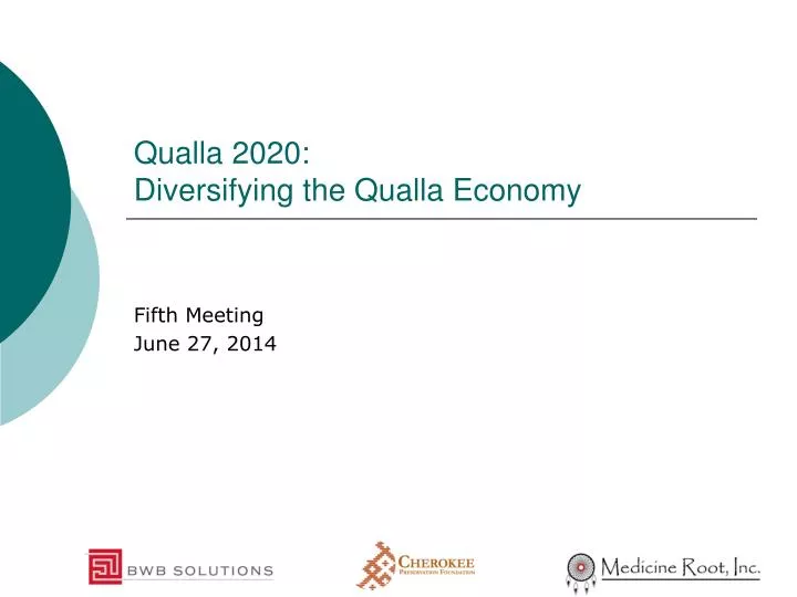 qualla 2020 diversifying the qualla economy