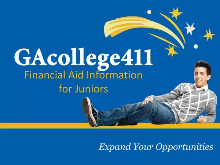 financial aid information for juniors