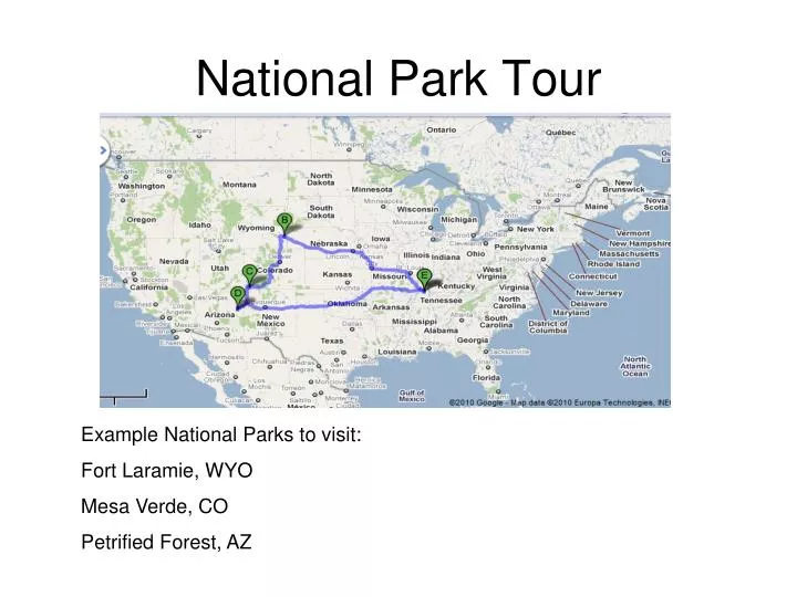 national park tour