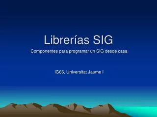 librer as sig