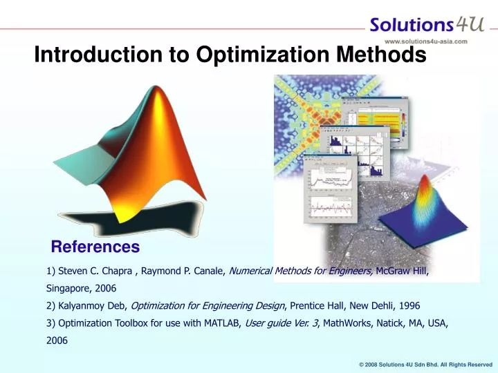 introduction to optimization methods