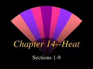 Chapter 14--Heat