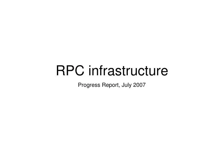 rpc infrastructure