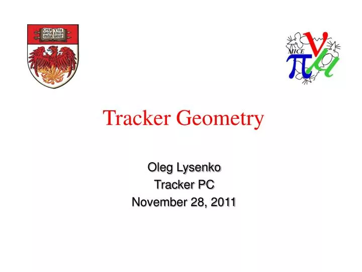 tracker geometry