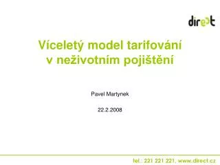 v celet model tarifov n v ne ivotn m poji t n