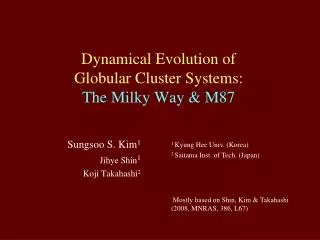 Dynamical Evolution of Globular Cluster Systems: The Milky Way &amp; M87