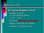 Join Us for Troop 474's 42nd Annual Strawberry Social - June 3rd! - slide 1