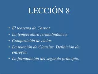 lecci n 8
