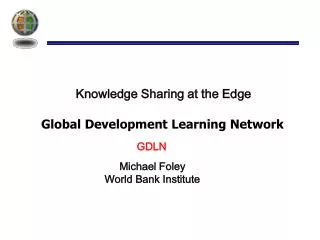 Global Development Learning Network