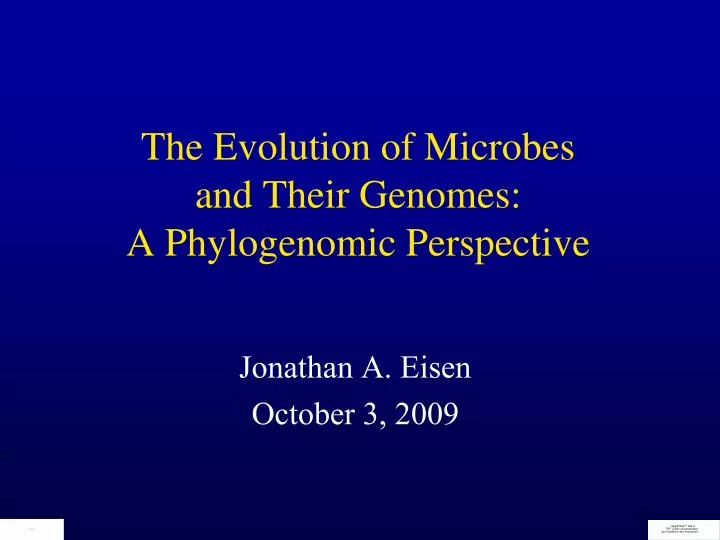 the evolution of microbes and their genomes a phylogenomic perspective