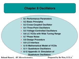 Chapter 8 Oscillators