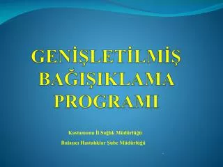 gen let lm ba i iklama programi