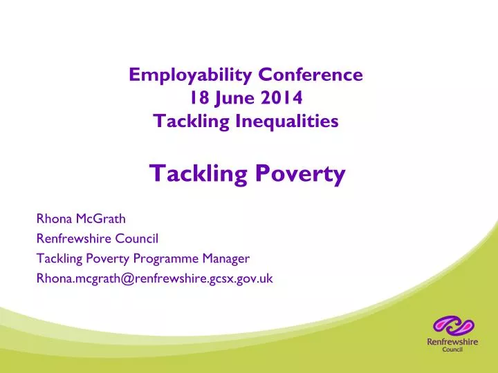 employability conference 18 june 2014 tackling inequalities