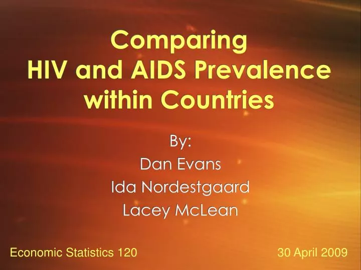 comparing hiv and aids prevalence within countries