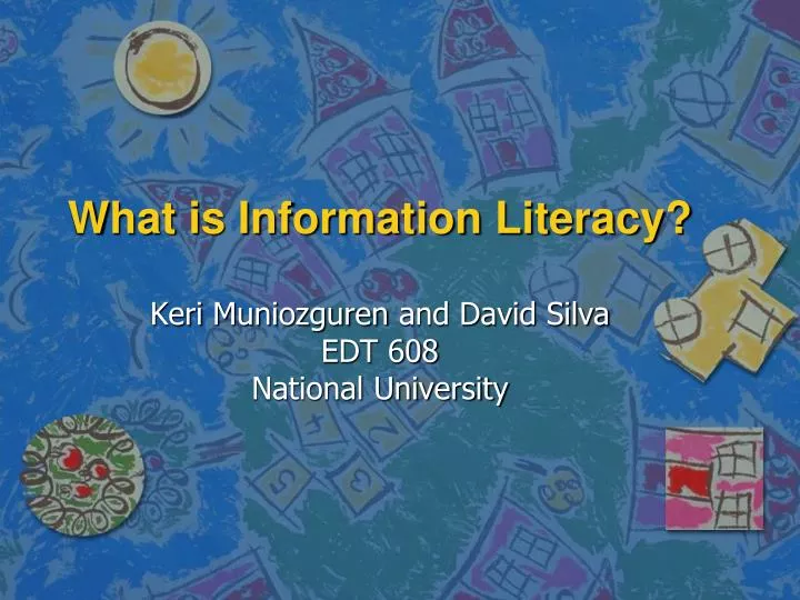 what is information literacy