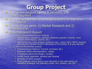group project