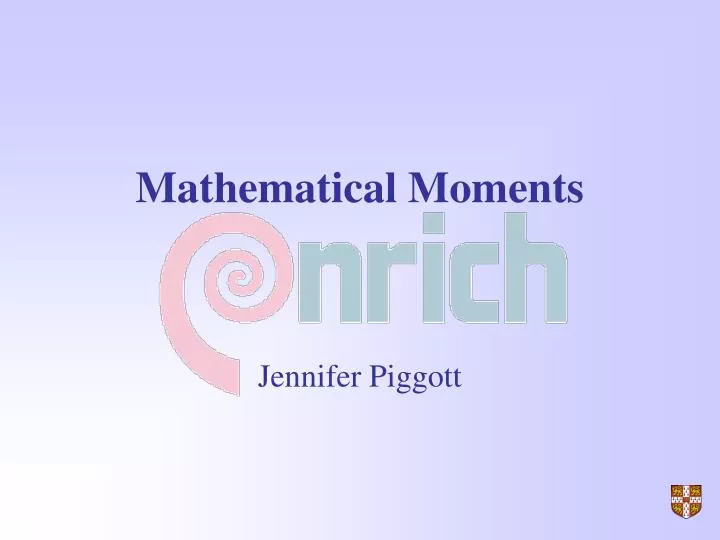 mathematical moments