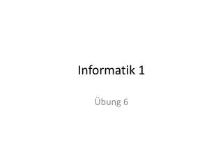informatik 1