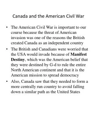 canada and the american civil war