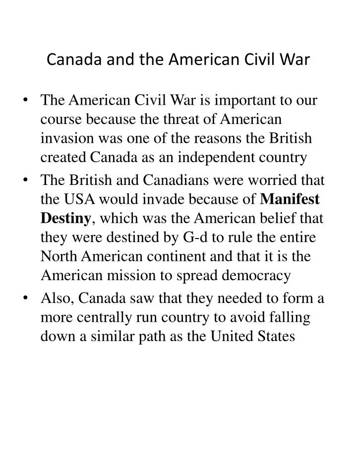 canada and the american civil war