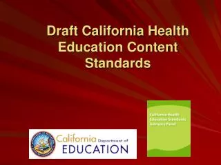 Draft California Health Education Content Standards