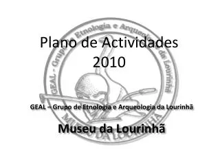 plano de actividades 2010