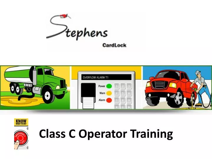 class c operator training