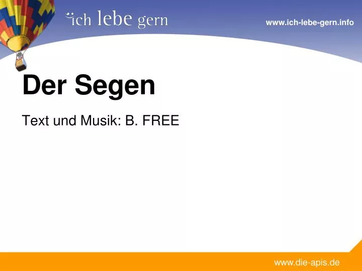 der segen