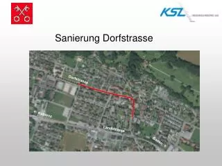sanierung dorfstrasse