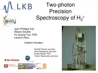 Two-photon Precision Spectroscopy of H 2 +