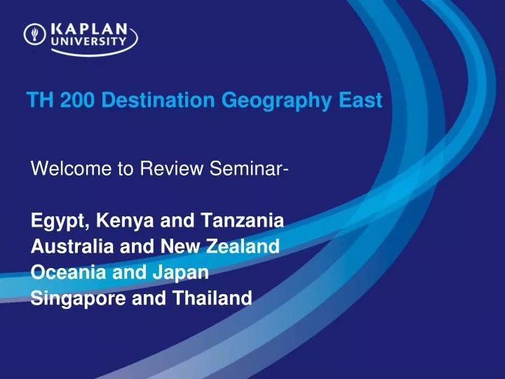 th 200 destination geography east