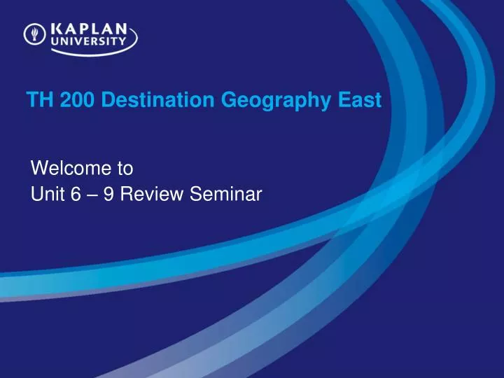 th 200 destination geography east